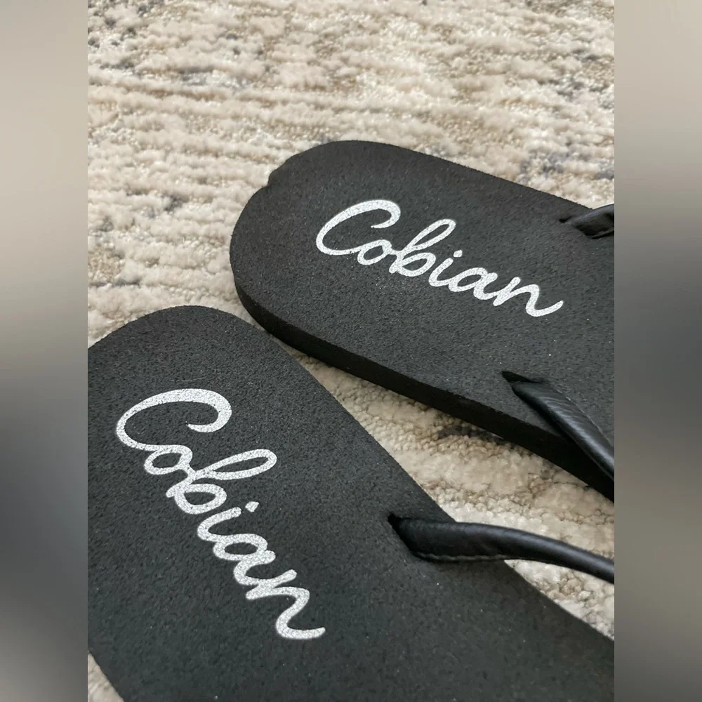 Cobian Nias Bounce 2‎ Flip Flop Sandal Womens Size 8 Black Comfort - Picture 7 of 7
